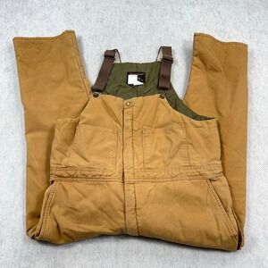 Vintage Walls Coveralls Mens XL Brown Duck Canvas Zero Zone Work‎ Wear Insulated